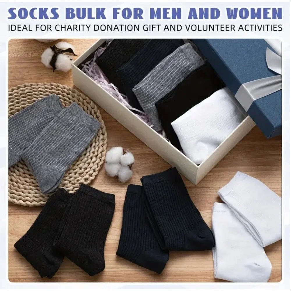 Calcetines De Vestir Finos Y Acanalados Para Hombre 9-13‎ Multicolor 5 Pares